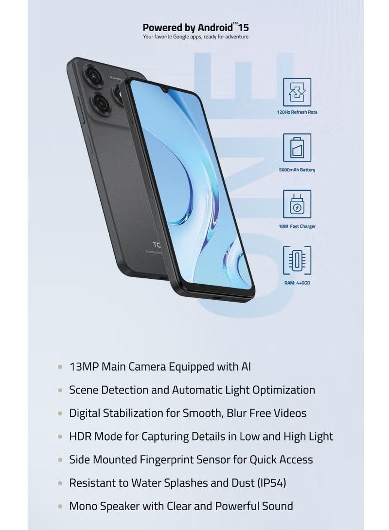 TCH Smart Phone ONE 4GB RAM 128GB Storage Beige Dual Sim - Image 5