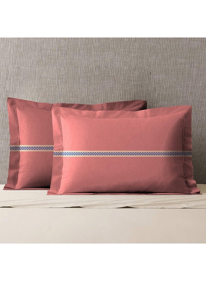 Trident Soft Comfort Pillow Covers Set of 2, 100% Cotton Pillow Covers, 210 TC, Soft and Breathable, Standard Size (46 cm x 69 cm) - Earthy Tale - Image 1