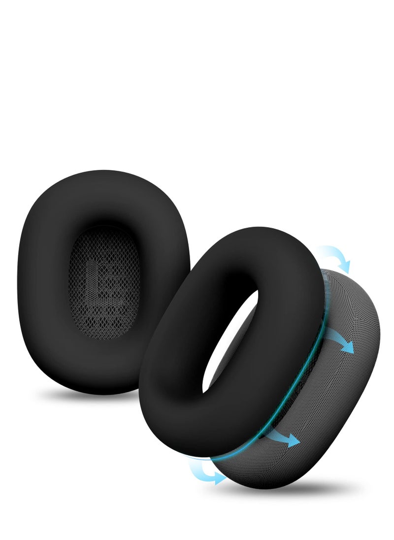 SYOSI Silicone Ear Pads Cover Protector, for AirPods Max Headphones Cushions, Earcup Cover Protector, Sweatproof, Easily Washable, Rugged Durability, Made of Super Slim Silicone (Black)  - Image 1