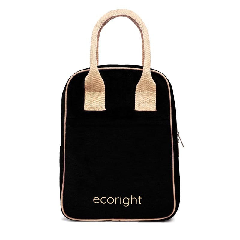 EcoRight Eco Right Lunch Bags for Office Women & Lunch Bag for Men, Insulated Lunch Bag for Kids, Office Lunch Bag with Bottle Holder, Carry Handle & Pocket - Image 3