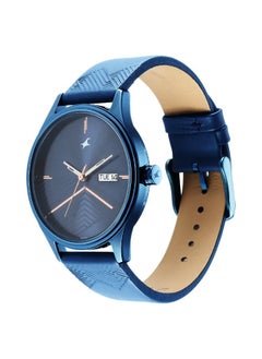fastrack Men's Analog Round Shape Leather Wrist Watch - 3247QL01 - 48.3 Mm  - Image 4