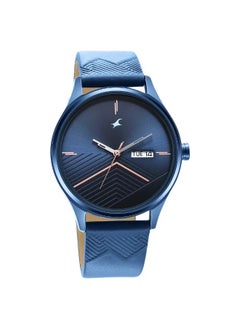 fastrack Men's Analog Round Shape Leather Wrist Watch - 3247QL01 - 48.3 Mm  - Image 2