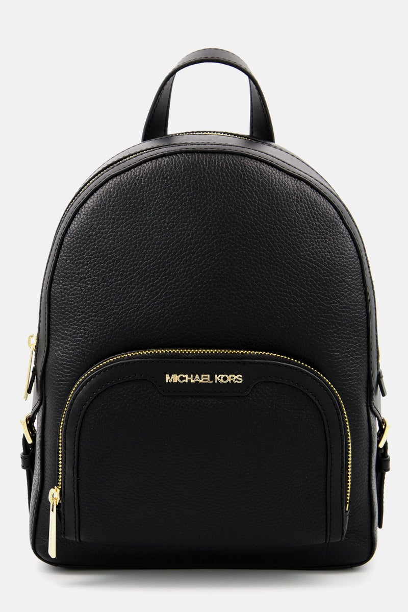 Michael Kors Women Brand Logo Backpack 30 H x 25 L x 12 W cm, Black - Image 1