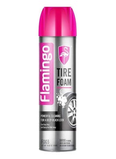 FLAMINGO TIRE SHINE FOAM 650ML  - Image 1