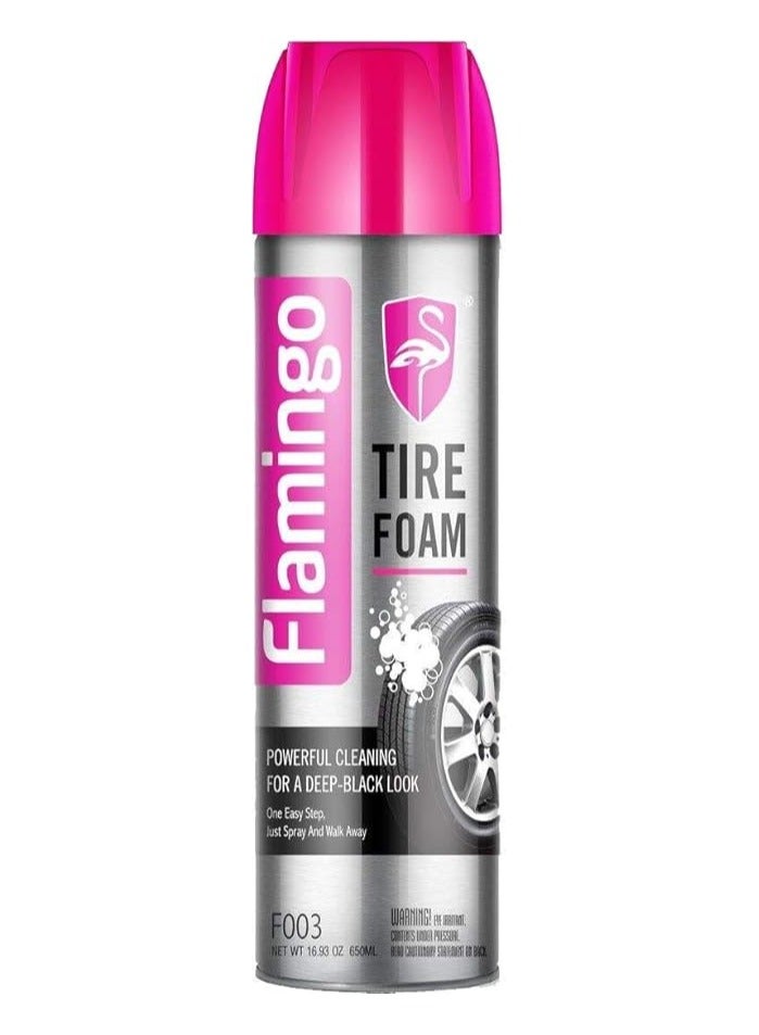Flamingo TIRE SHINE FOAM 650ML - Image 1