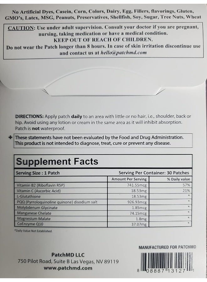 PatchMD Glutathione Plus Topical Patch - 30 Day Supply - Image 3