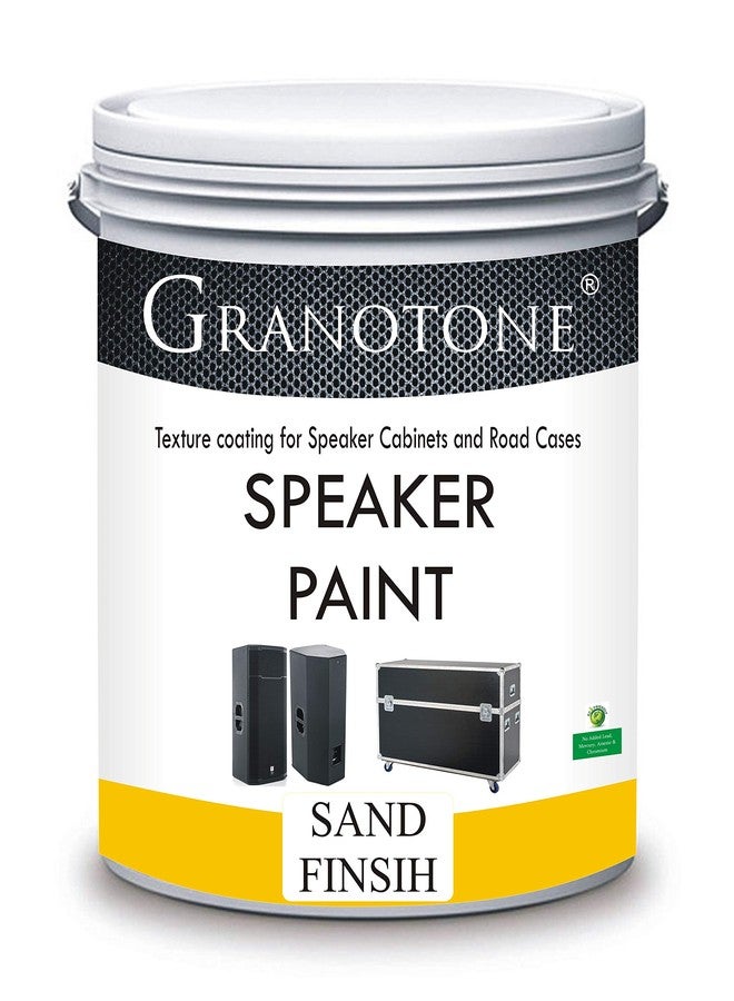 GRANOTONE Sand Finish Speaker Paint Texture Coating for Speaker Cabinets, Road Cases, Metal & Furniture | Water-Based Formula | Versatile Textured Coating | 1 Quart Size - Image 2