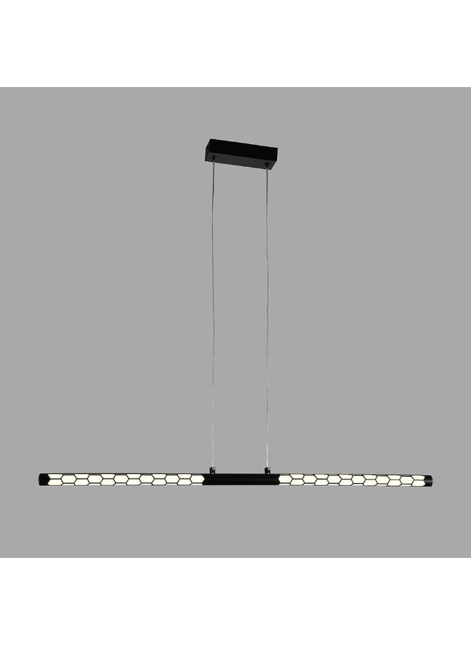 DANUBE HOME Danube Home Rocco Pendant Metal+Acrylic L83 Xw54 Xh22 Led Black Bh1038 | Contemporary Pendant Lamps | Hanging Lanterns | Modern Design Indoor Lighting For Bedroom Dining Living Room  - Image 2