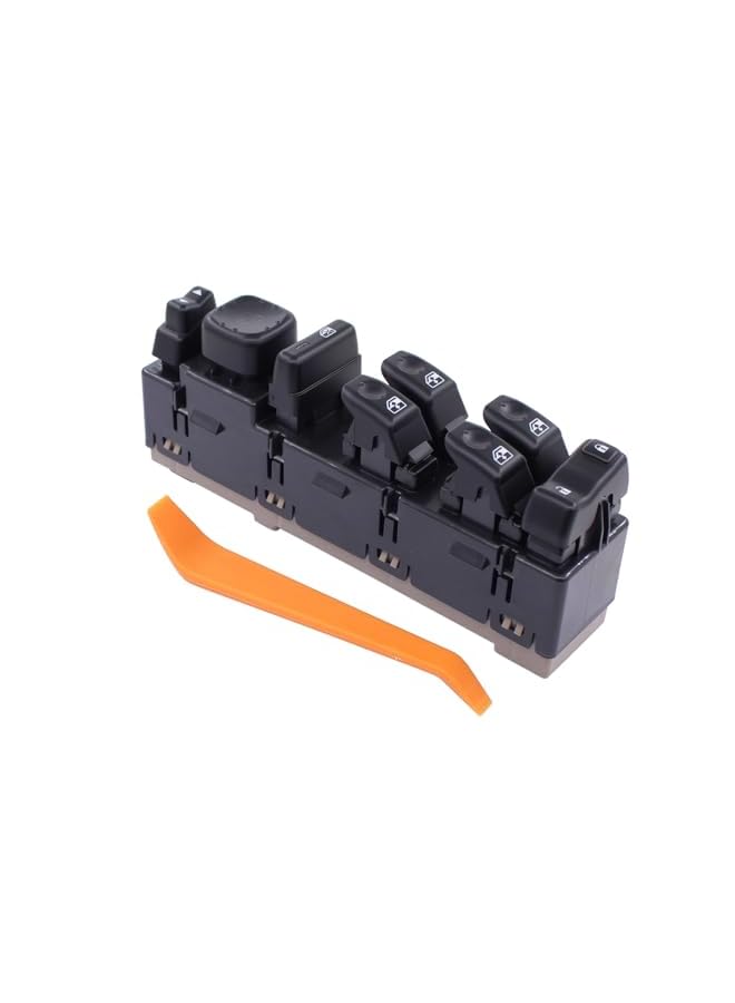 Starwell Master Power Door Lock Window Switch for Chevrolet Avalanche Silverado Suburban Tahoe for GMC Sierra Yukon 2003-2006 Front Driver Side with Mirror Switch and Lift Button Module  - Image 1