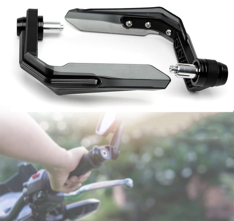 BENEALL Universal 22mm 7/8” Handlebar Hand Guards Aluminum Handguards Plastic Hand Protection Protector For Off Road Dirt Pit Bike ATV Quad Enduro Motocross (black) - Image 1