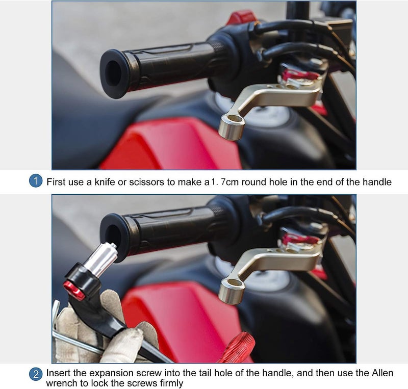 BENEALL Universal 22mm 7/8” Handlebar Hand Guards Aluminum Handguards Plastic Hand Protection Protector For Off Road Dirt Pit Bike ATV Quad Enduro Motocross (black) - Image 5
