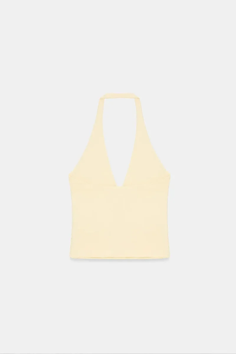 Dilvin Cream Natural DILVIN Nylon Elastane Blouse for Women | Best Price UAE