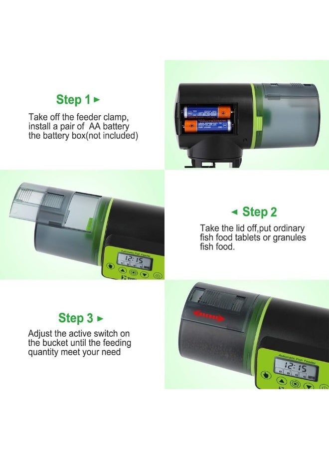 NeoStyle Fish Feeder, Convenient Fish Feeder for Aquariums and Bathtubs, Holiday Weekend Fish Food Dispenser (Auto fish feeder) - Image 4