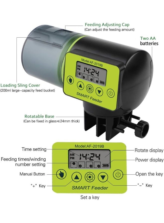 NeoStyle Fish Feeder, Convenient Fish Feeder for Aquariums and Bathtubs, Holiday Weekend Fish Food Dispenser (Auto fish feeder) - Image 2