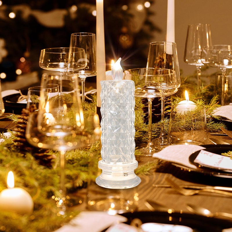4 pcs Candle Light Electric Candles Decorative Candle Lights for Room Party Wedding Festival - Image 1
