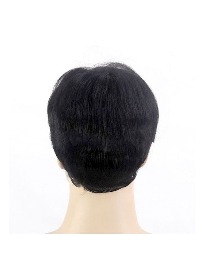 NIBEMINENT Short Hair Wig Black - Image 1