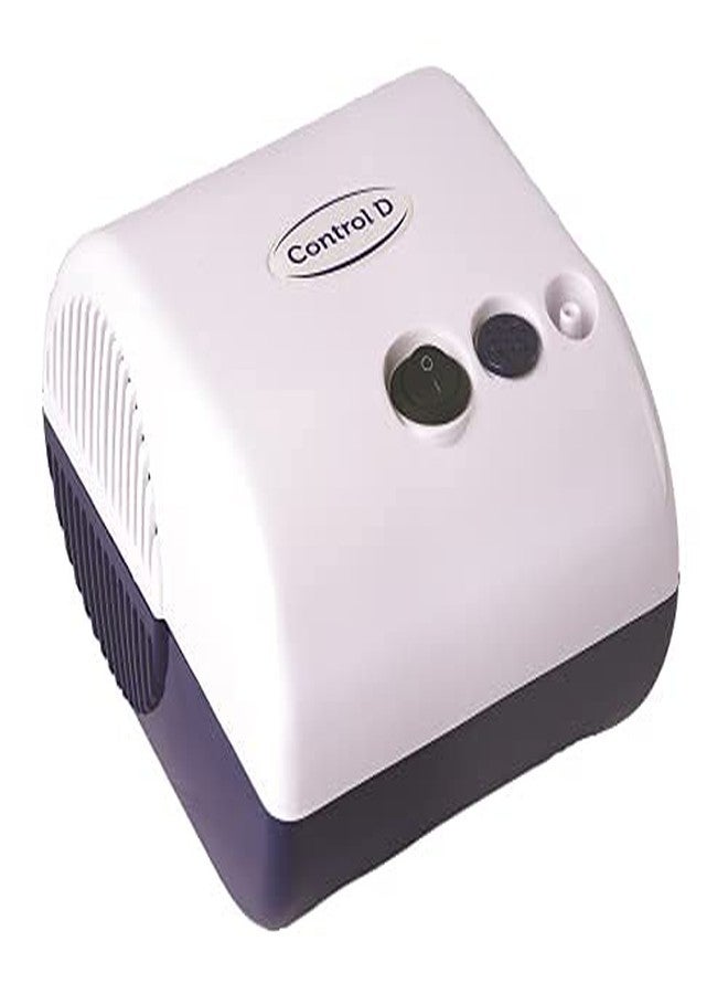 كونترول_دي جهاز ضغط الهواء Control D ذو اللونين الأزرق والأبيض مع قطعة فم، وأقنعة للأطفال والكبار (ضمان لمدة عام واحد)... - Image 1