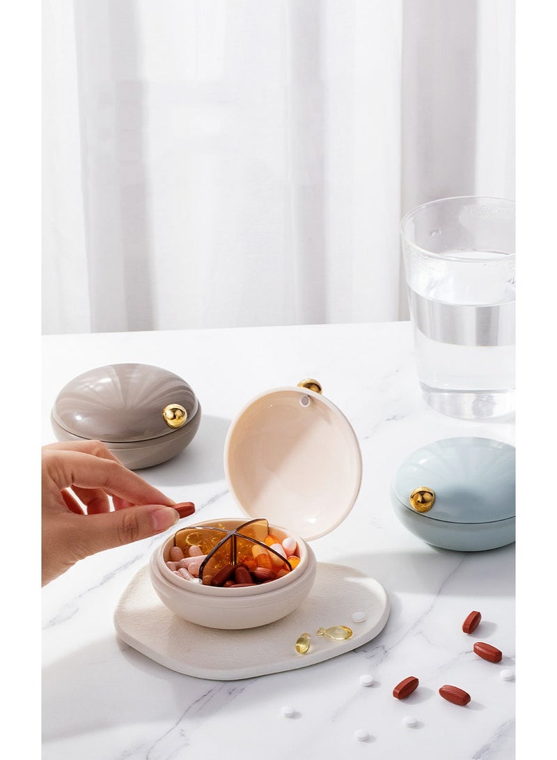 HOMESTAR Portable & Airtight Storage Organizer | Premium ABS+AS+Silicone Triple-Layer Construction | Moisture-Proof & Light-Blocking Design | Detachable Compartments With Magnetic Lock | Ideal For Coffee/Tea/Snacks | Customizable Dividers | Food-Grade Safe Material | For Home & Travel Use - Image 3