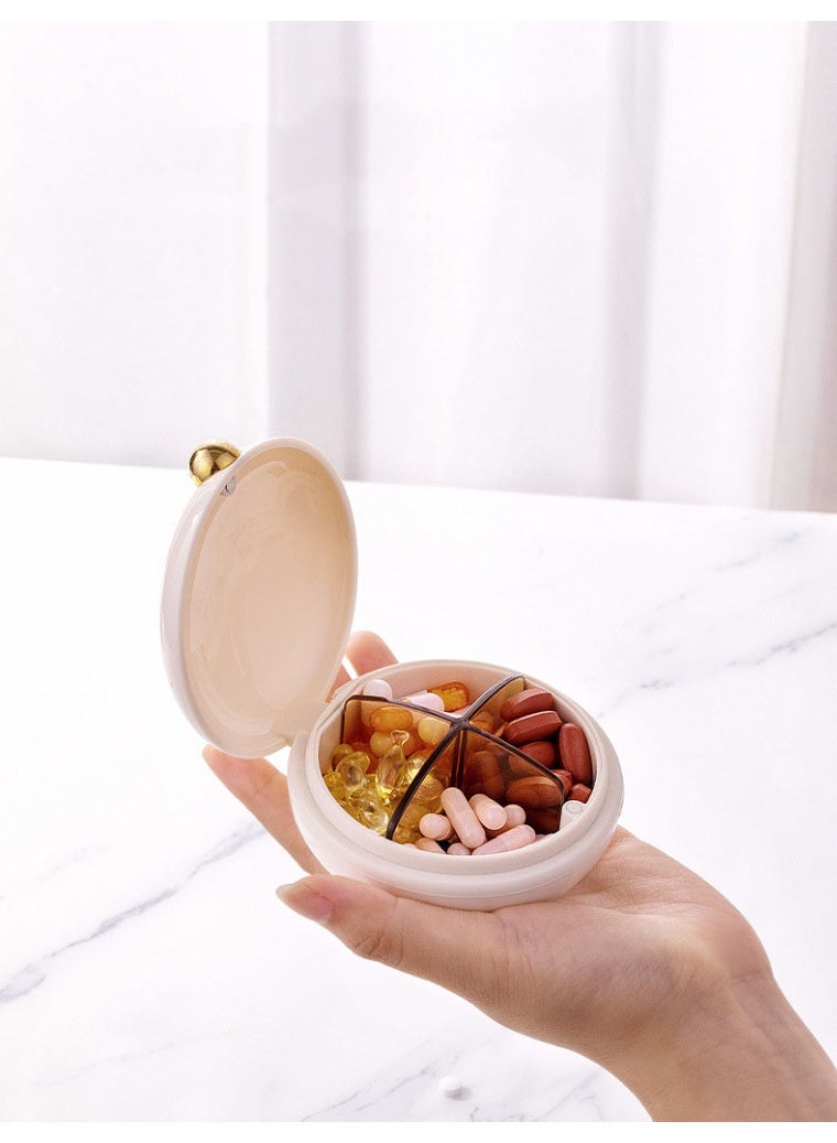 HOMESTAR Portable & Airtight Storage Organizer | Premium ABS+AS+Silicone Triple-Layer Construction | Moisture-Proof & Light-Blocking Design | Detachable Compartments With Magnetic Lock | Ideal For Coffee/Tea/Snacks | Customizable Dividers | Food-Grade Safe Material | For Home & Travel Use - Image 1