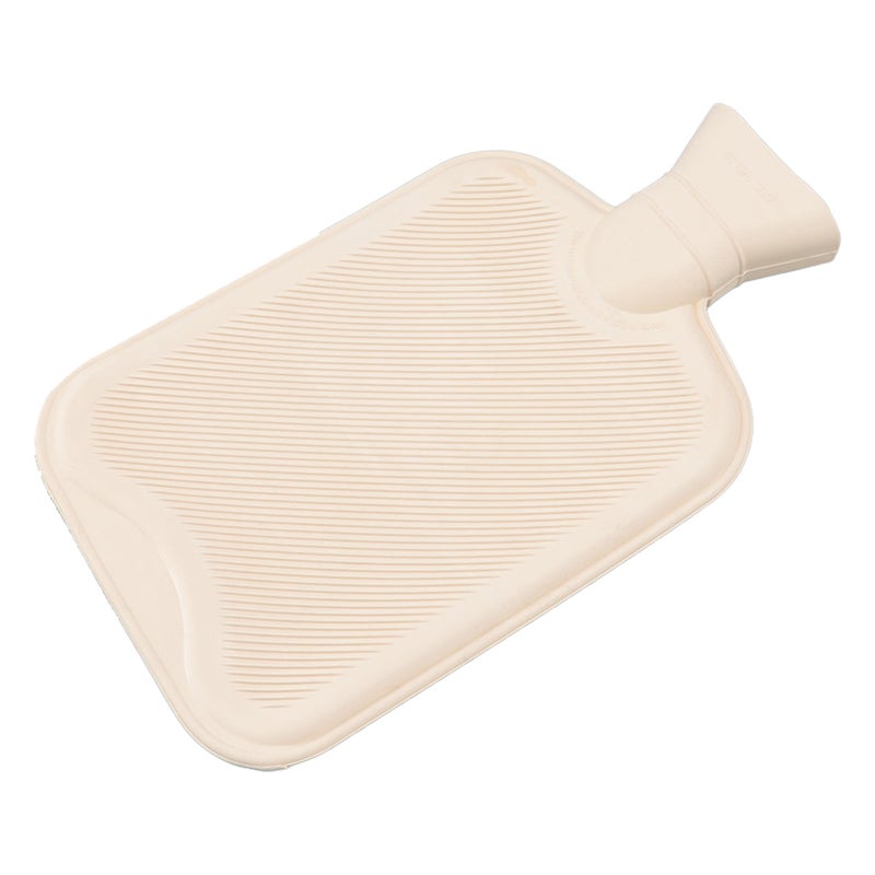 Hot Water Bottle 2000ML Water Injection Hot Water Bag With Plush Cover for Discomfort Relief Black - Image 5