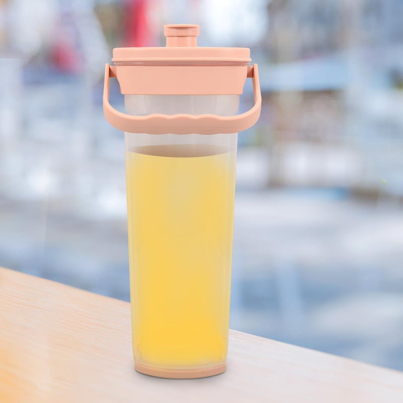 2L Rose Water Beverage Dispenser With Lid For Fridge Cold Brew Tea - Image 5