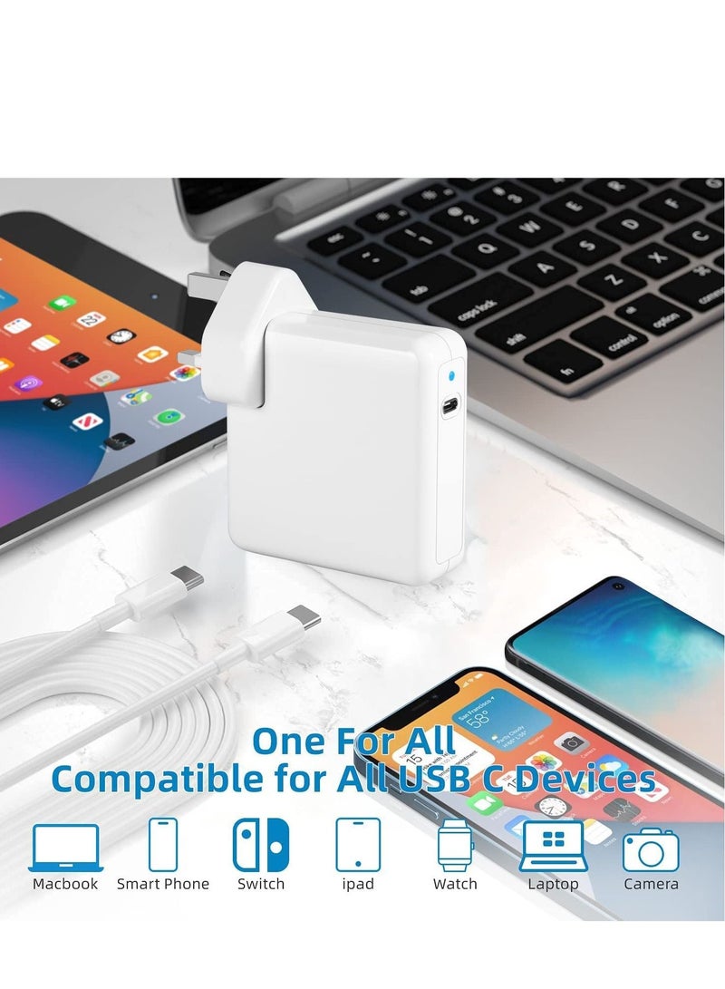 Y&D MacBook Pro charger SYOSI 96W USB C Charger Power Adapter for 16 15 13 inch, New Air inch,Works with Type 87W 61W 30W 29W PD Suits All laptop and Phones - Image 5