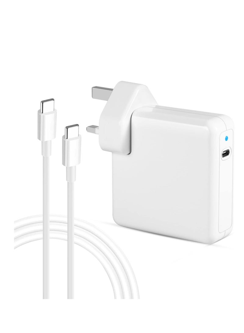 Y&D MacBook Pro charger SYOSI 96W USB C Charger Power Adapter for 16 15 13 inch, New Air inch,Works with Type 87W 61W 30W 29W PD Suits All laptop and Phones - Image 1