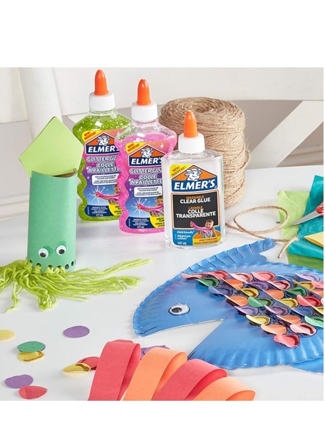 Elmers Glitter Glue 177ml Red - Image 3