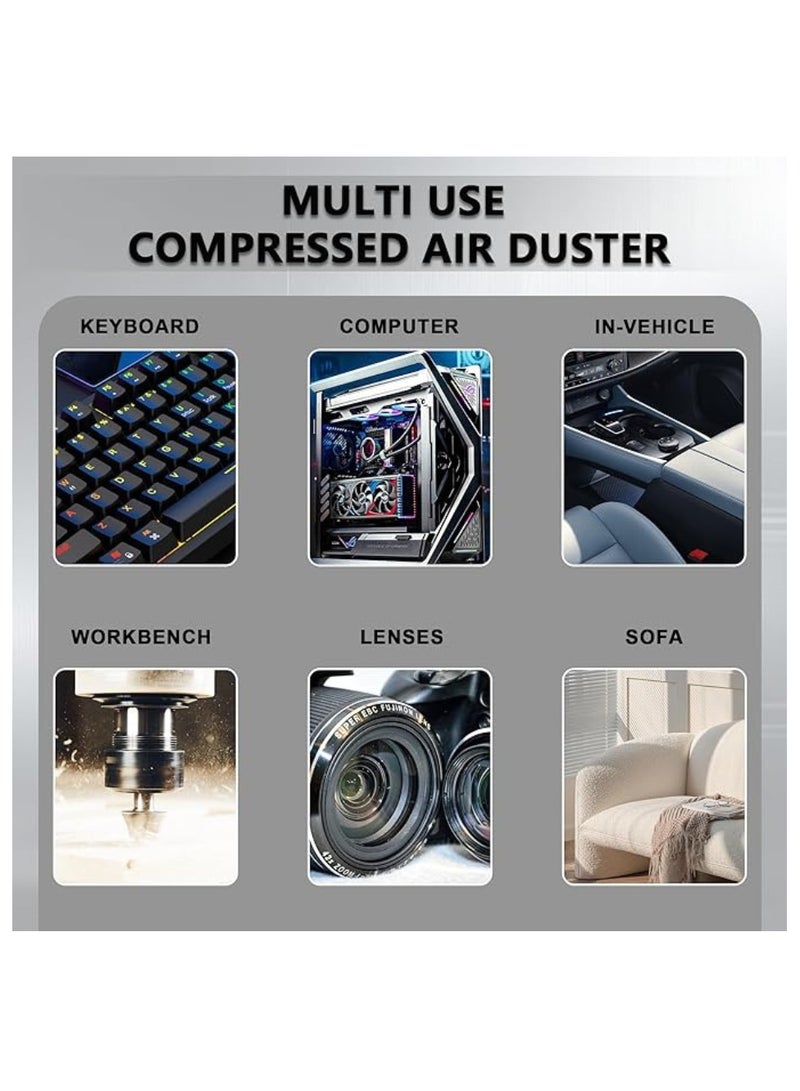عام نفاث هوائي كهربائي عالي السرعة 11000 دورة في الدقيقة - جهاز نفاث هواء لاسلكي قابل لإعادة الشحن مع تنظيم سرعة لا نهائي من 0-100% لتنظيف لوحات المفاتيح، أجهزة الكمبيوتر، السيارات، والأجهزة المنزلية - Image 5