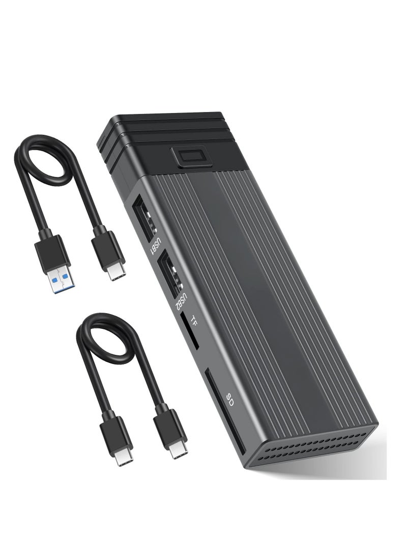 ماركة غير محددة - موزع USB - موزع متعدد المنافذ USB محول موزع USB 3.0 متعدد المنافذ لنقل البيانات بسرعة لأجهزة الكمبيوتر المحمولة، ماك بوك، الطابعة، PS4، الكمبيوتر الشخصي، محرك أقراص فلاش، القرص الصلب المحمول (0.5 قد - Image 1