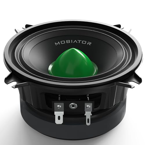 mobiator Midrange Loudspeakers MB-M404 400W Max, 4 Ohms High Efficiency Car Audio Door Speakers for Car or Truck Stereo Sound System-Black (2 Speakers) (MB-M404) - Image 3