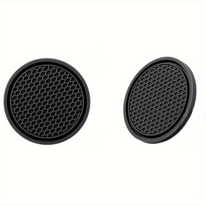 2Pcs Black Universal Cup Holder for Car Interior - Image 2