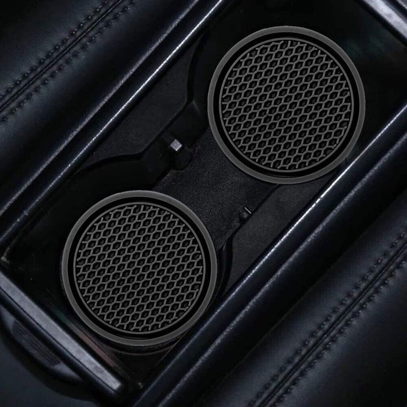 2Pcs Black Universal Cup Holder for Car Interior - Image 5