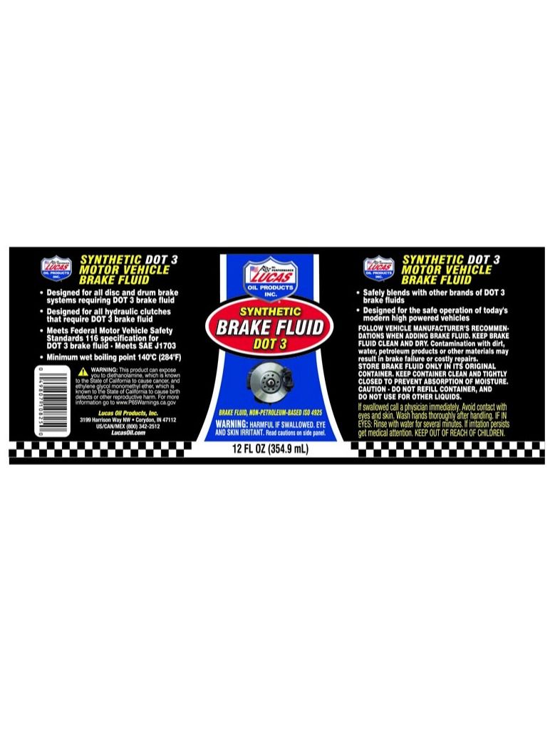 لوكاس أويل سائل الفرامل التخليقية دوت 3 - Image 2