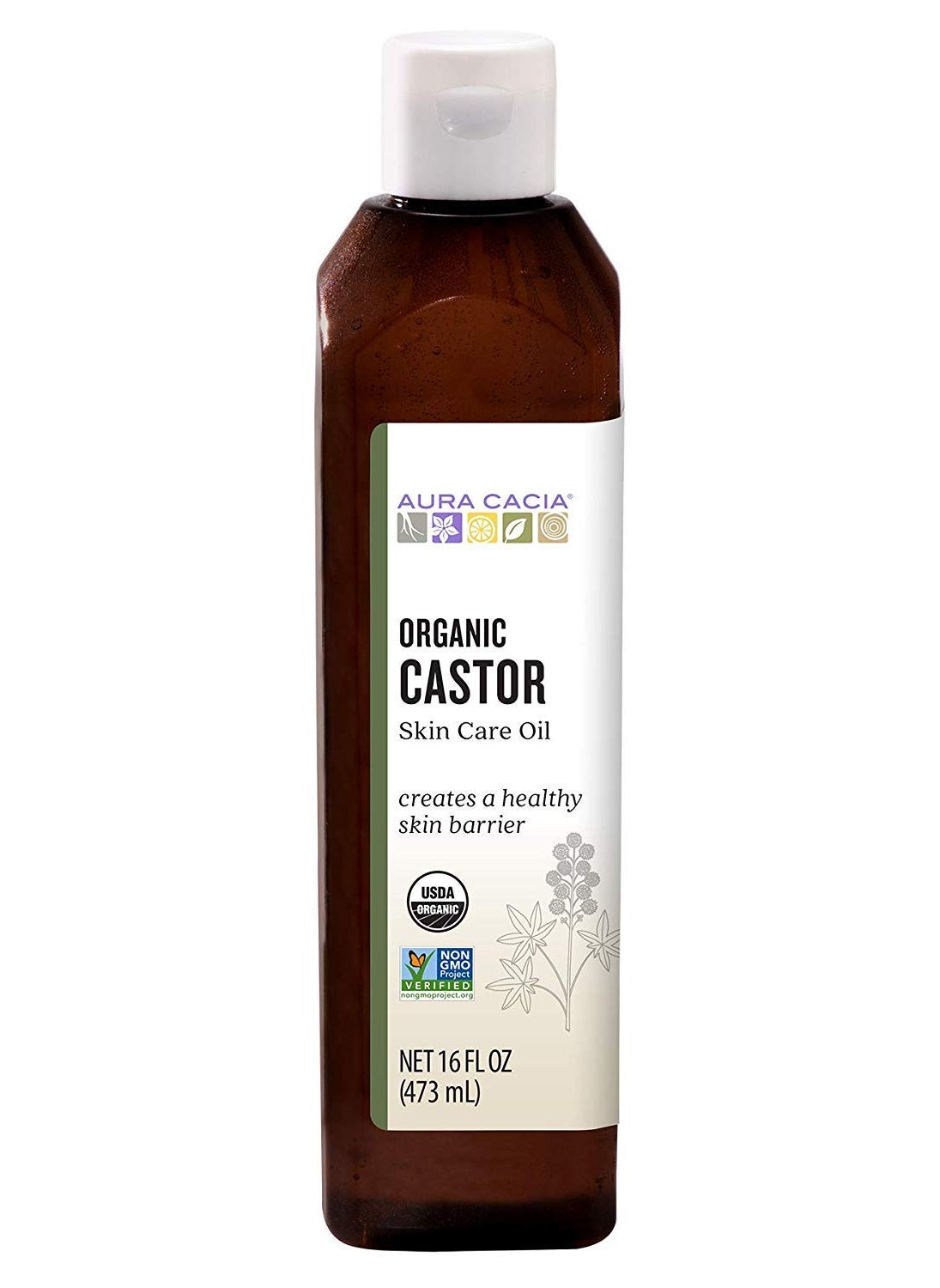 Aura Cacia Aura Cacia Skin Care Castor Oil Org 16 Fl. Oz.(Packaging May Vary) 