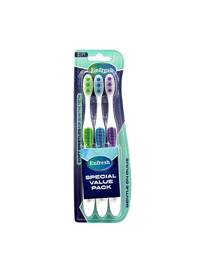 Enfresh Toothbrush 3 pcs - Image 1