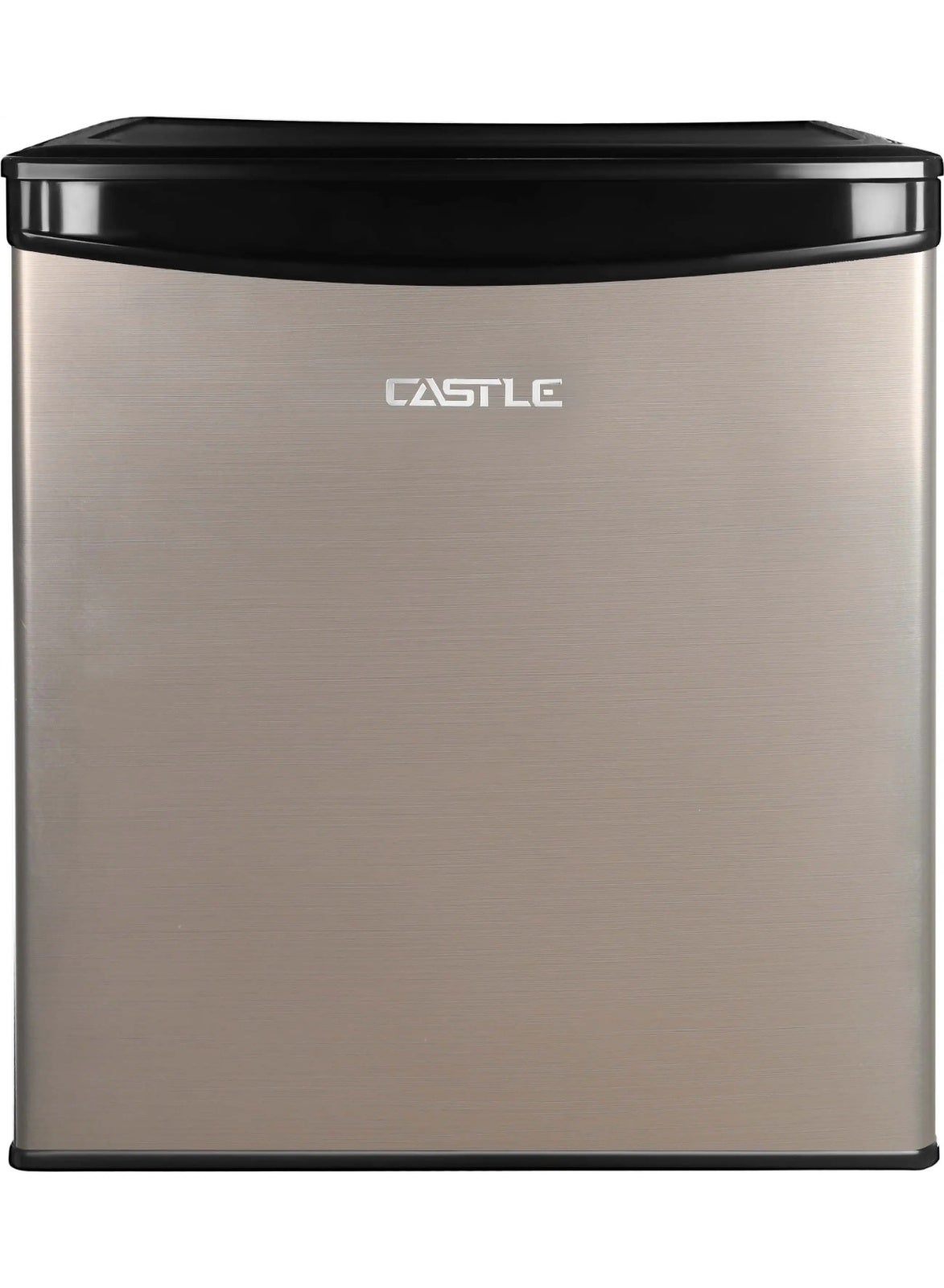 ثلاجة ميني بار صغيرة من كاسل،52 لترًا، طولها 2.5 قدم، موديل FR1052 - فضي