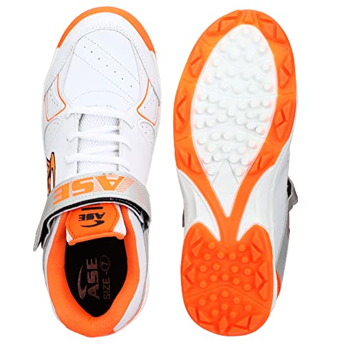 ASE Men's Orange Professional Cricket Shoes 6 UK/IND - Image 5