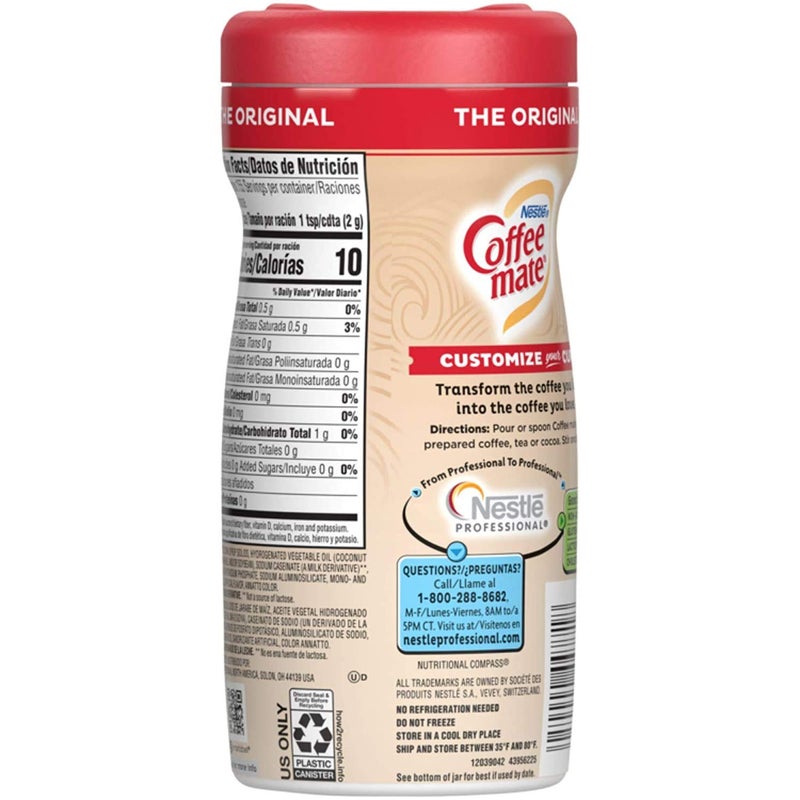 Nestle NES30152 - Carnation Coffee-Mate Non-Dairy Powder Creamer - Image 2