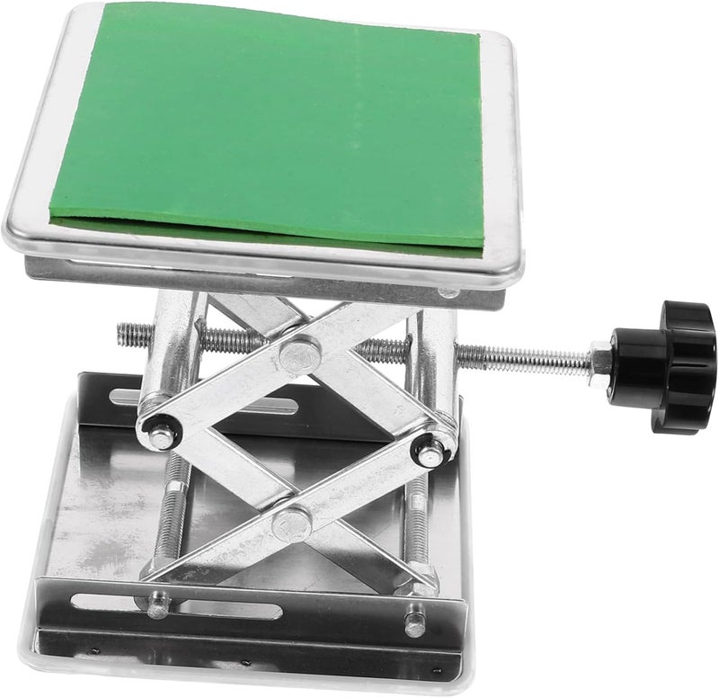 Adjustable Lifting Platform Stand Laboratory Lifting Platform Scissor Lift Jack Platform for Labs - Image 1