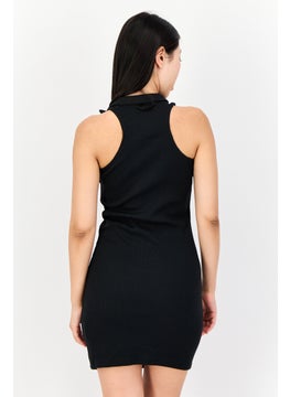 adidas Originals Women 2 In 1 Sportswear Fit Sleeveless Outdoor Dress, Black  - Image 4