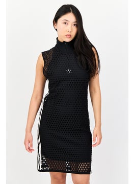 adidas Originals Women 2 In 1 Sportswear Fit Sleeveless Outdoor Dress, Black  - Image 3