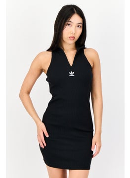 adidas Originals Women 2 In 1 Sportswear Fit Sleeveless Outdoor Dress, Black  - Image 1