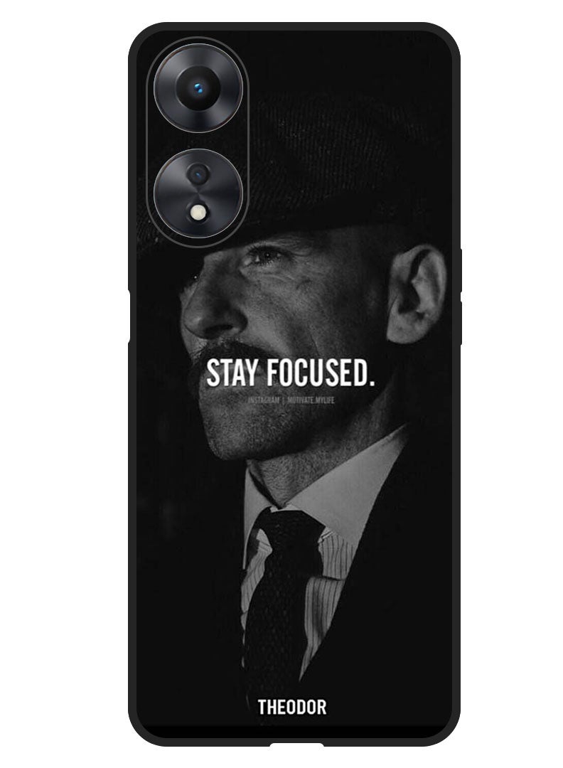 Theodor Protective Case Anti Scratch Shock Proof Bumper Cover For Oppo F23 5G Stay focused - Image 1
