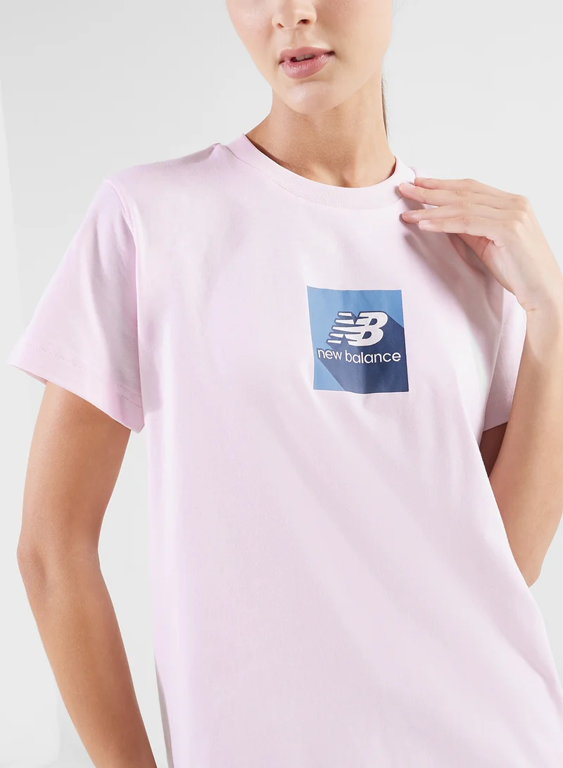 New Balance Box Stacked T-Shirt