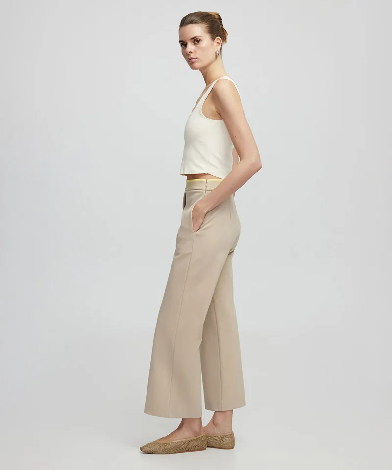 Ipekyol Contrast Waist Culotte Trousers