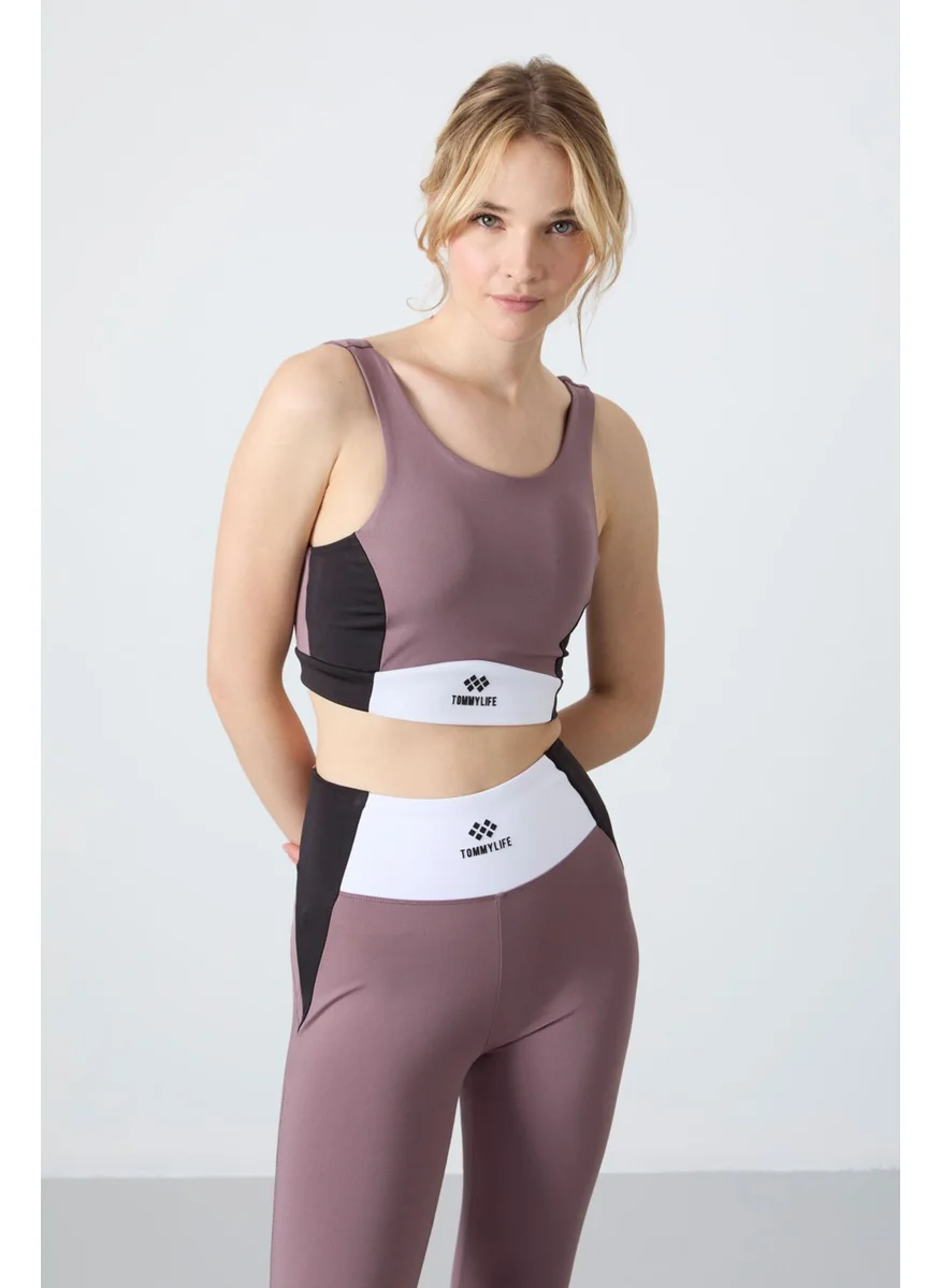 Tommy Life Dusty Rose Polyester Flexible Standard Fit Performance Women's Tights Set - 95334