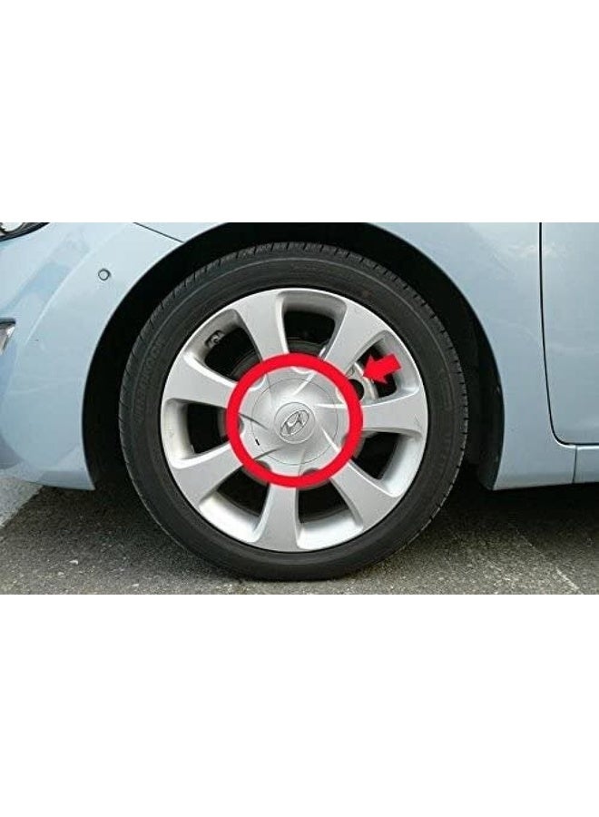 Hyundai Elantra 2011 2012 2013 2014 Wheel Hub Capss - Image 3