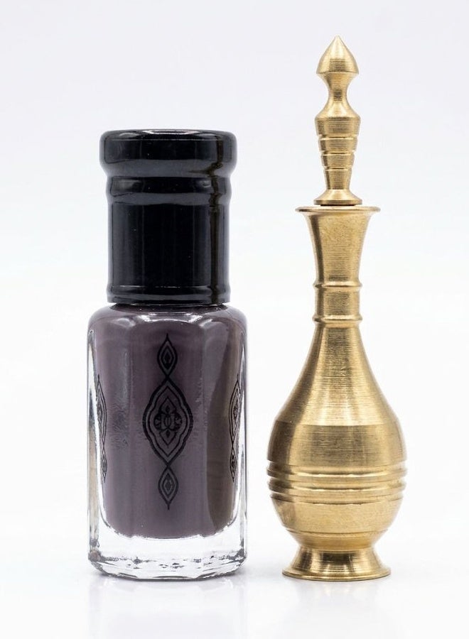 100% Natural Ithmid Kohl + Golden Pure Copper Bottle - Half Tola - Image 2