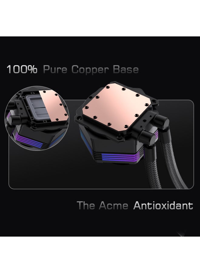 LOVINGCOOL Temperature Display 360 Water Cooler 240 Argb Temperature Control Amd Aura Sync 2011 All-in-one Inter - Image 3